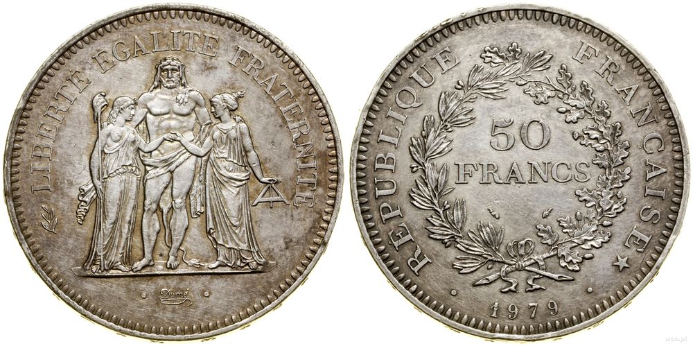 Francja, 50 franków, 1979
