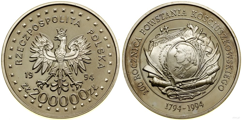 Polska, 200.000 złotych, 1994
