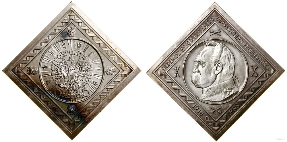 Polska, 5 złotych klipa - KOPIA, 1988