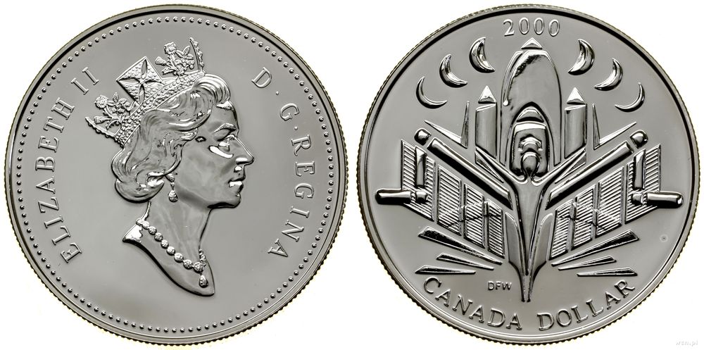 Kanada, 1 dolar, 2000