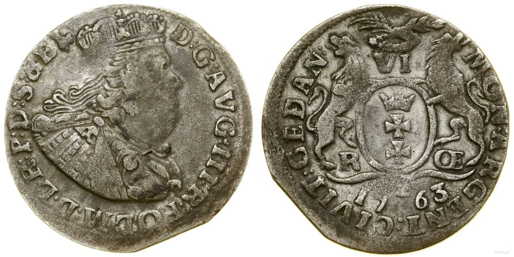 Polska, szóstak, 1763 REŒ