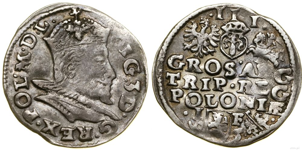 Polska, trojak, 1595