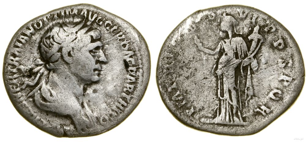 Cesarstwo Rzymskie, denar, (114–117)