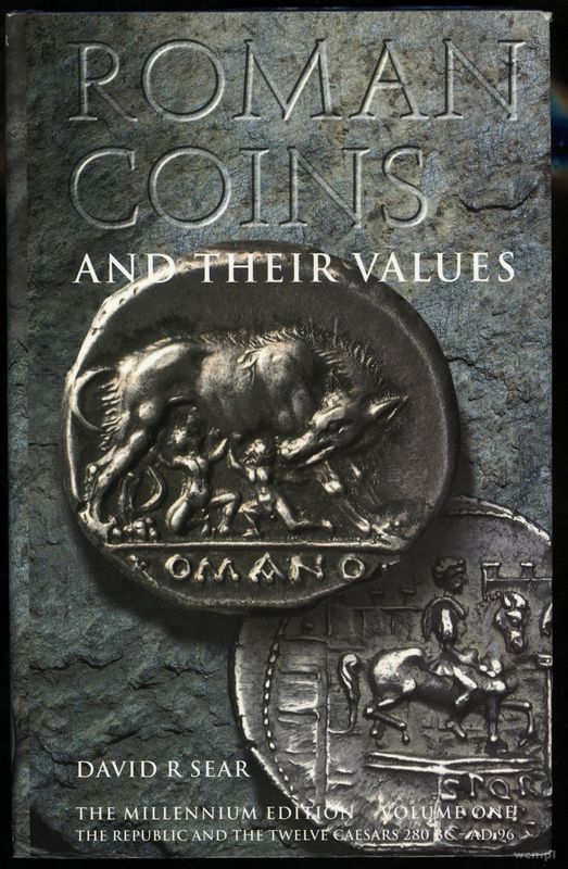 wydawnictwa zagraniczne, Sear David R. – Roman coins and their values vol I, The republic and twelv..