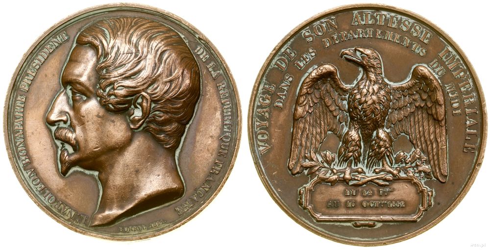 Francja, medal pamiątkowy, 1851
