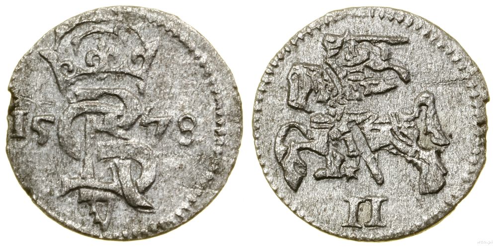 Księstwo Kurlandii, dwudenar, 1578