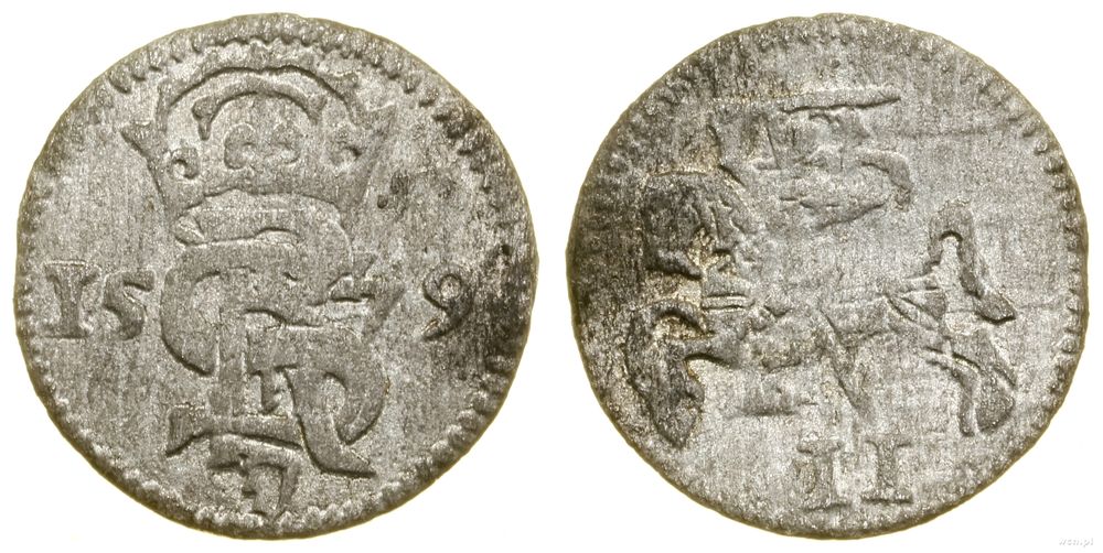 Księstwo Kurlandii, dwudenar, 1579