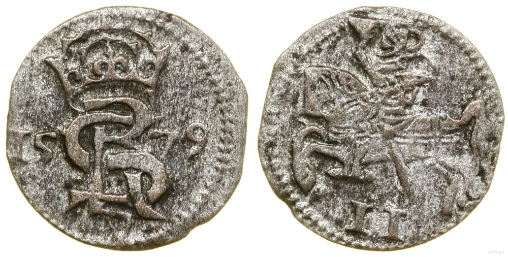 Księstwo Kurlandii, dwudenar, 1579