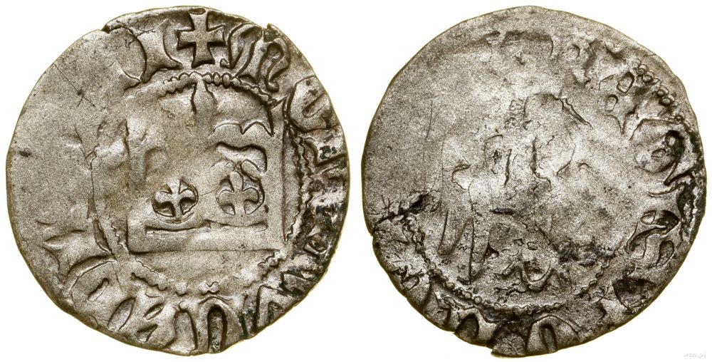 Polska, półgrosz koronny, bez daty (1406–1412)