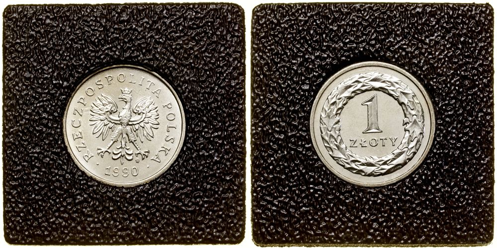 Polska, 1 złoty, 1990