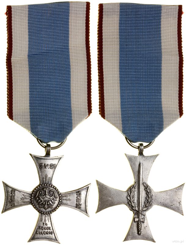 Polska, Krzyż na Śląskiej Wstędze Waleczności i Zasługi II stopnia (KOPIA), 1924–1931