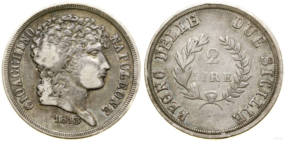 Włochy, 2 liry, 1813
