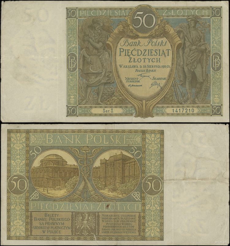 Polska, 50 złotych, 28.08.1925