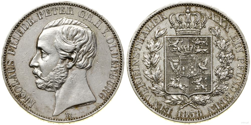 Niemcy, talar, 1858 B