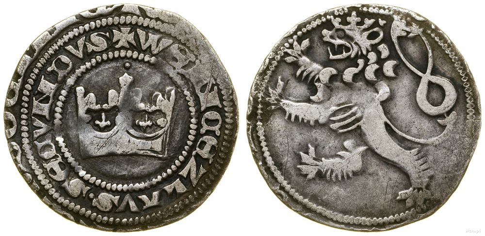 Polska, grosz praski, (1300–1305)