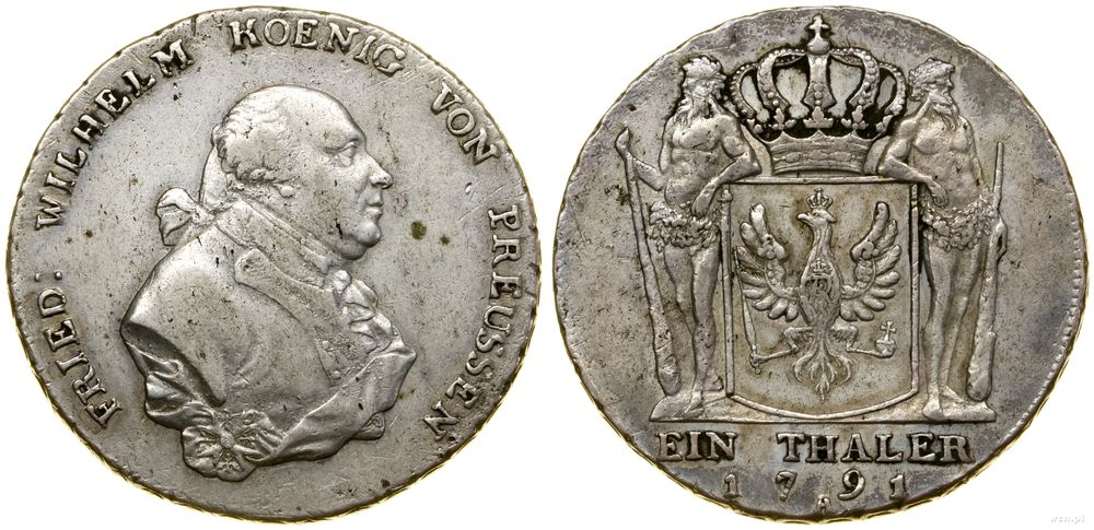 Niemcy, talar, 1791 A