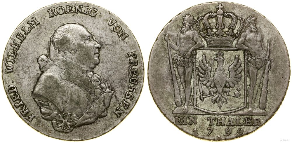 Niemcy, talar, 1792 A