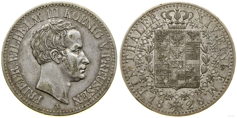 Niemcy, talar, 1828