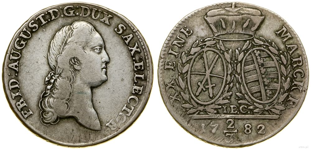 Niemcy, gulden (2/3 talara), 1782 IEC