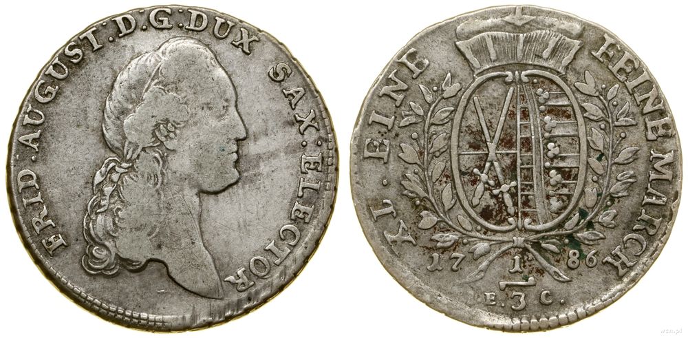 Niemcy, 1/3 talara, 1786 IEC