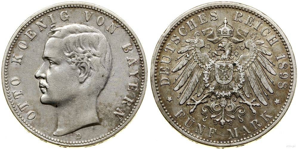 Niemcy, 5 marek, 1898 D
