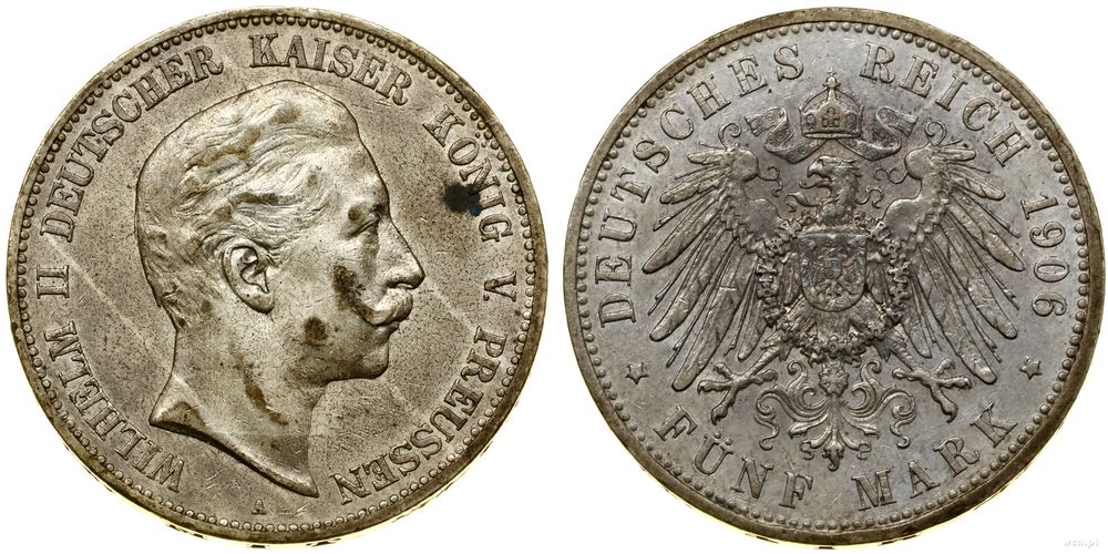 Niemcy, 5 marek, 1906 A