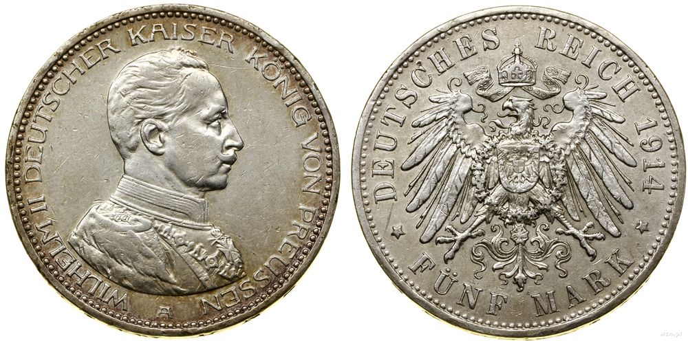 Niemcy, 5 marek, 1914 A