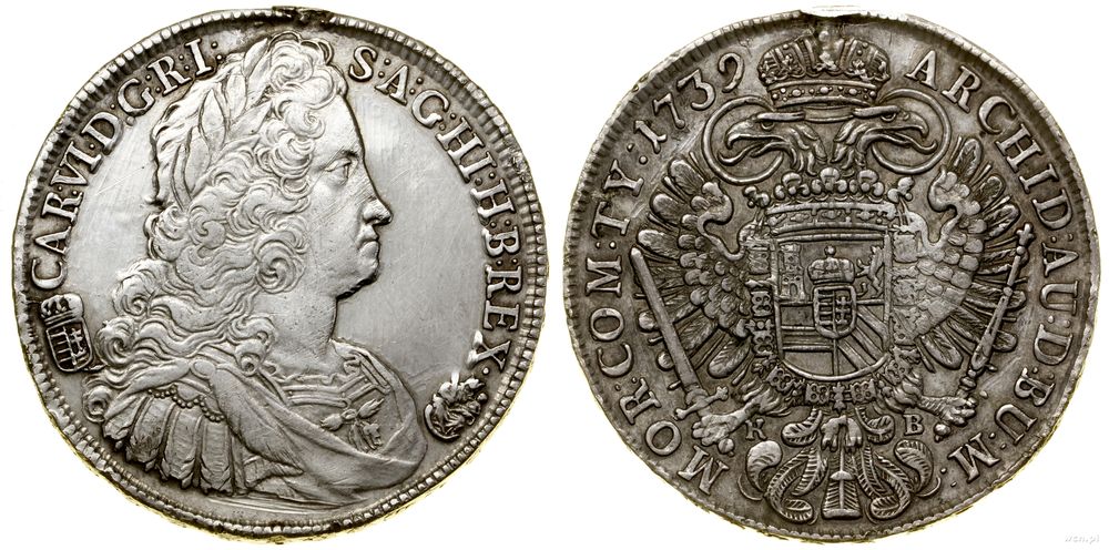 Węgry, talar, 1739 KB