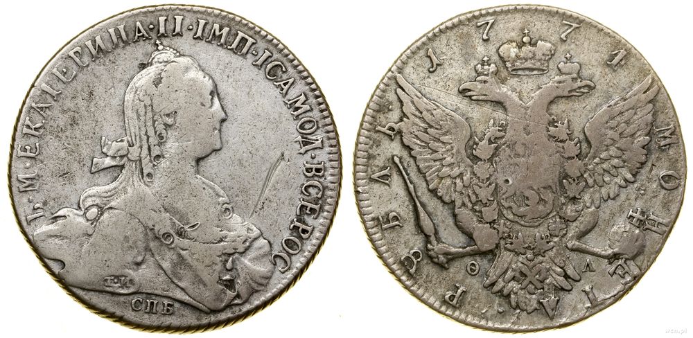 Rosja, rubel, 1774 СПБ ФЛ