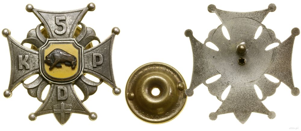 Polska, pamiątkowa odznaka 5. Kresowej Dywizji Piechoty, od 1944