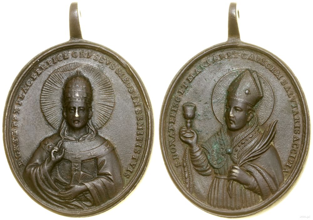 Watykan, medalik religijny, 1796