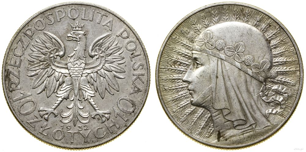 Polska, 10 złotych, 1932