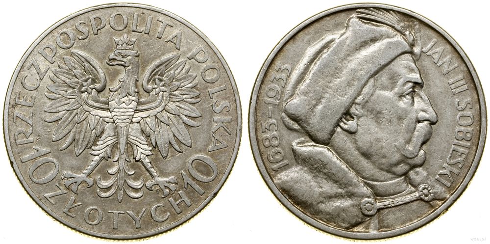 Polska, 10 złotych, 1933