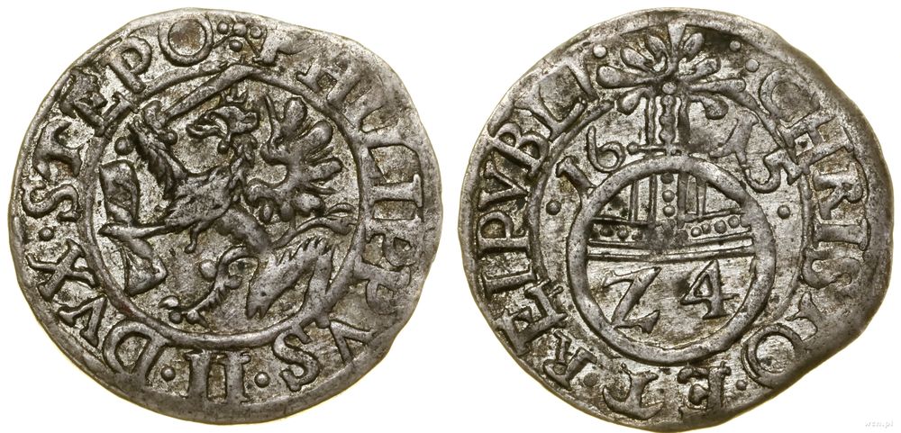 Pomorze, półtorak (Reichsgroschen), 1615
