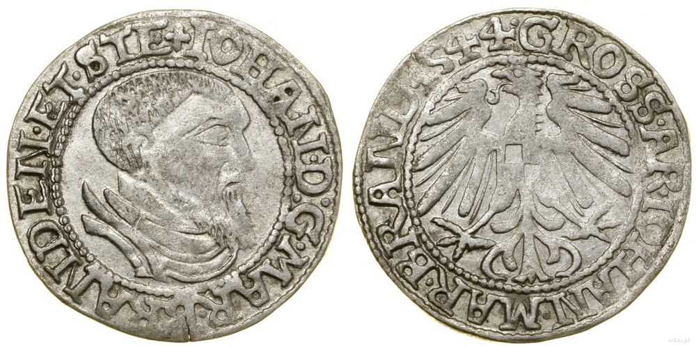 Śląsk, grosz, 1544