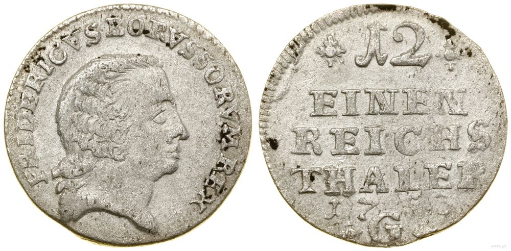Niemcy, 1/12 talara, 1753 G