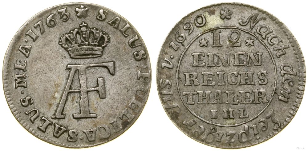 Pomorze, 1/12 talara, 1763 IHL