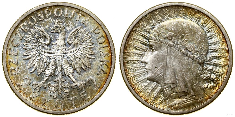 Polska, 2 złote, 1933