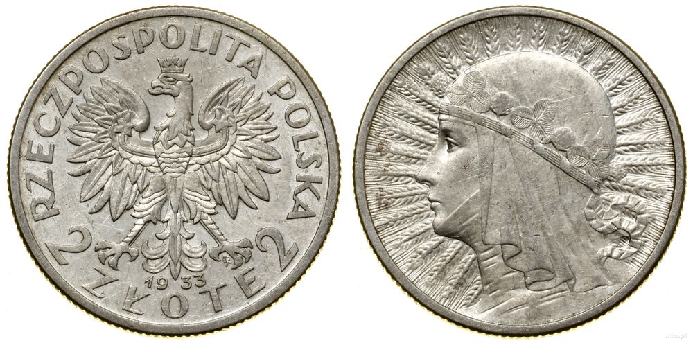 Polska, 2 złote, 1933