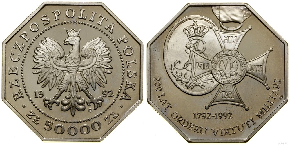 Polska, 50.000 złotych, 1992