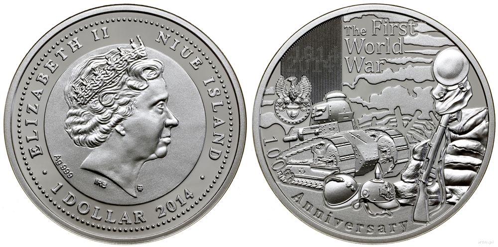 Niue, 1 dolar, 2014