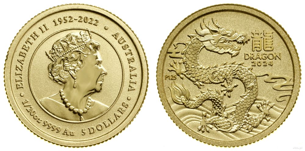 Australia, 5 dolarów, 2024
