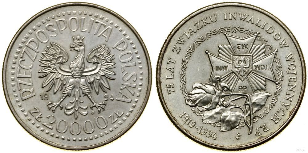 Polska, 20.000 złotych, 1994