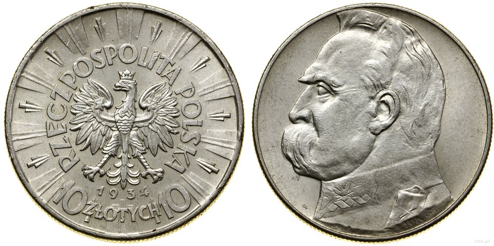 Polska, 10 złotych, 1934