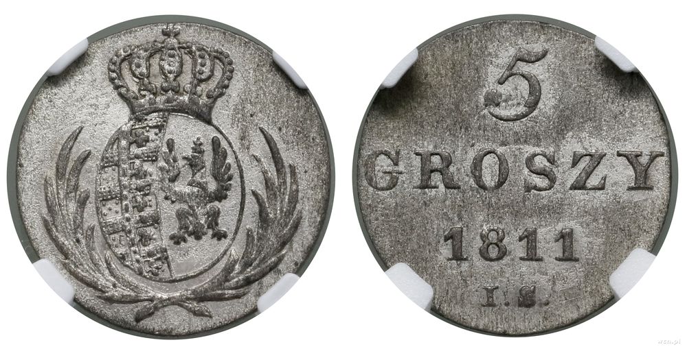 Polska, 5 groszy, 1811 IS