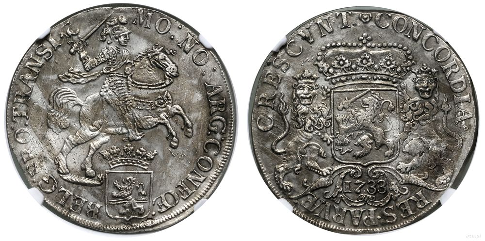 Niderlandy, dukaton, 1733