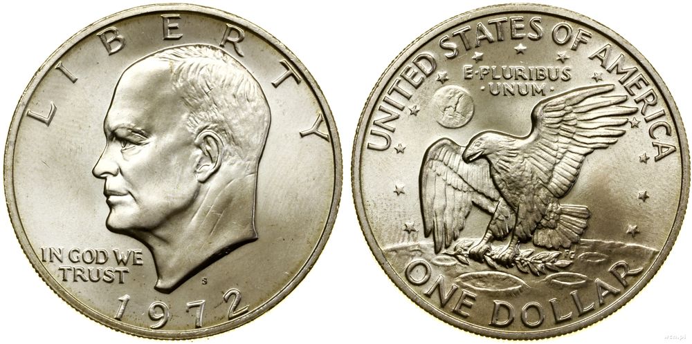 Stany Zjednoczone Ameryki (USA), 1 dolar, 1972 S
