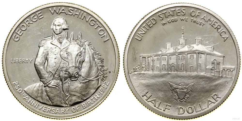 Stany Zjednoczone Ameryki (USA), 1/2 dolara, 1982 S