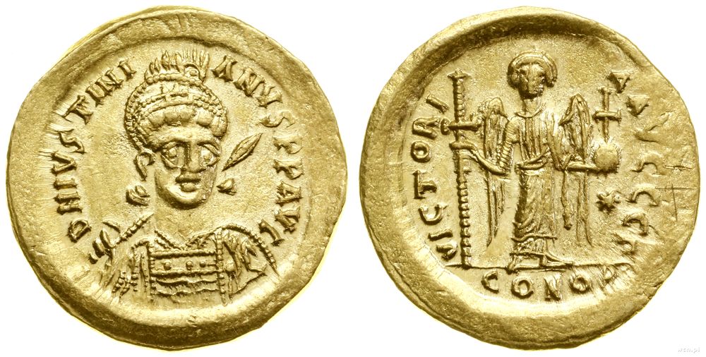 Bizancjum, solidus, (527–565)