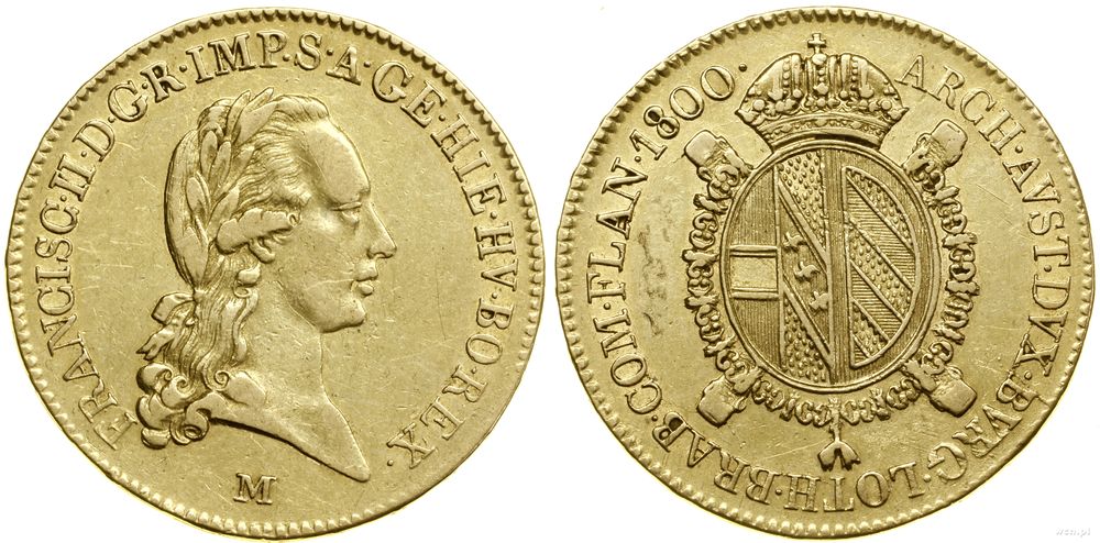 Włochy, souverain d'or, 1800 M